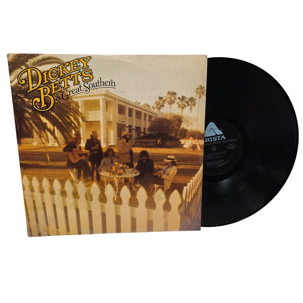 Dickey Betts & Great Southern Vinyl LP Arista AL 4123 1977 Southern Rock Record*